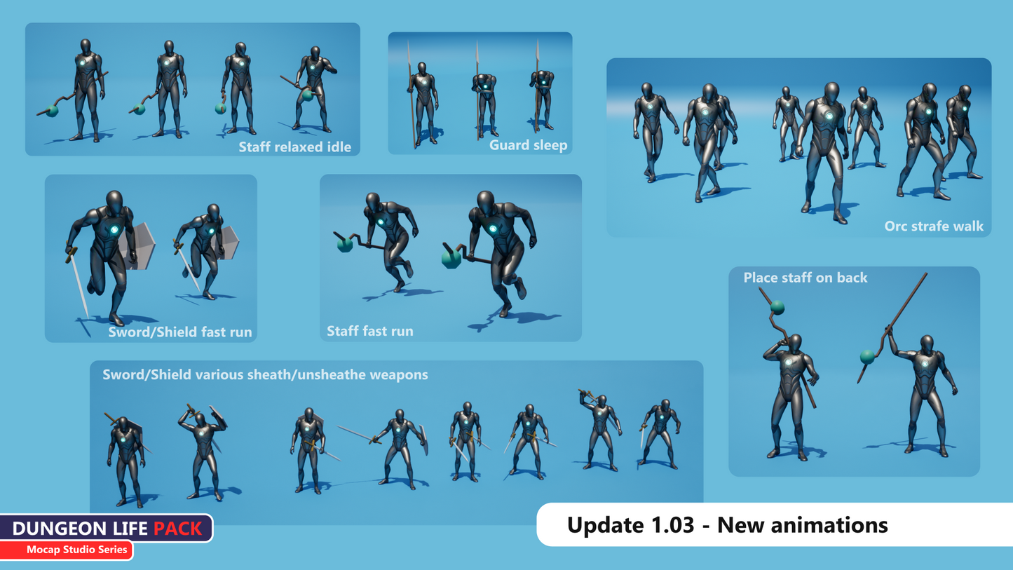 Animation Pack - Dungeon Life