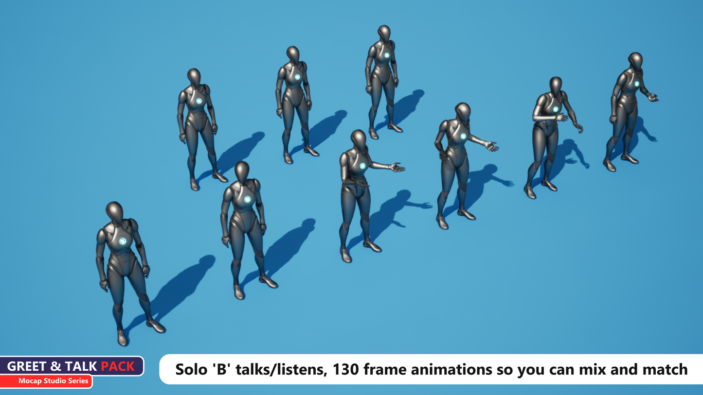 Mocap Studio Series - Greet & Talk Pack
