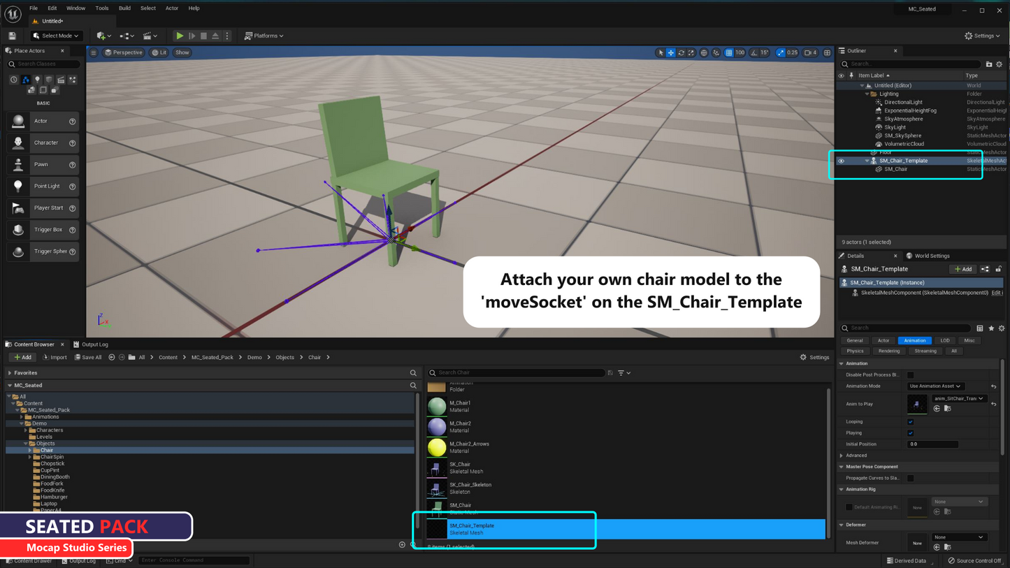 Mocap Studio Series - Seated Pack