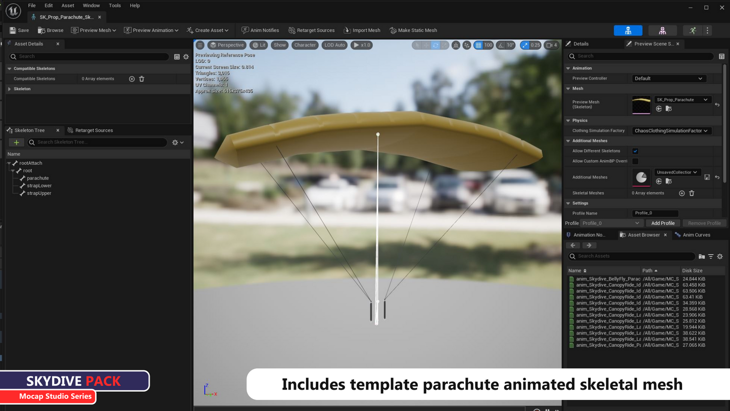 Mocap Studio Series - Skydive Pack