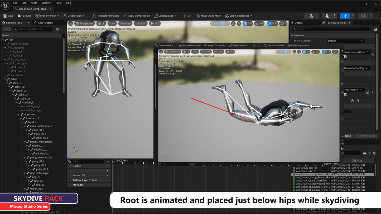 Mocap Studio Series - Skydive Pack