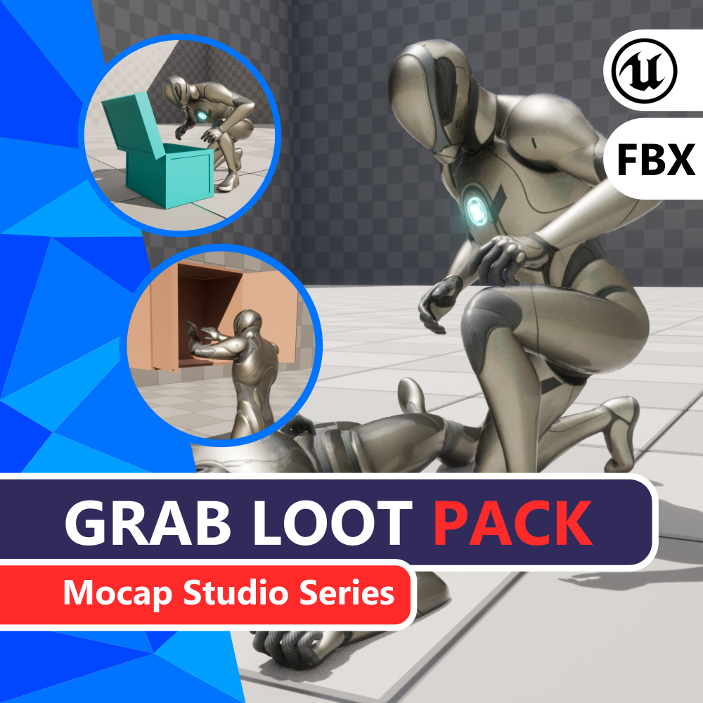 Mocap Studio Series - Grab Loot Pack – MoCap Central