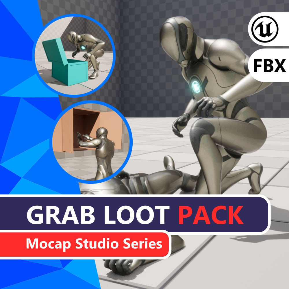 MC Grab Loot Pack in Animations - UE Marketplace