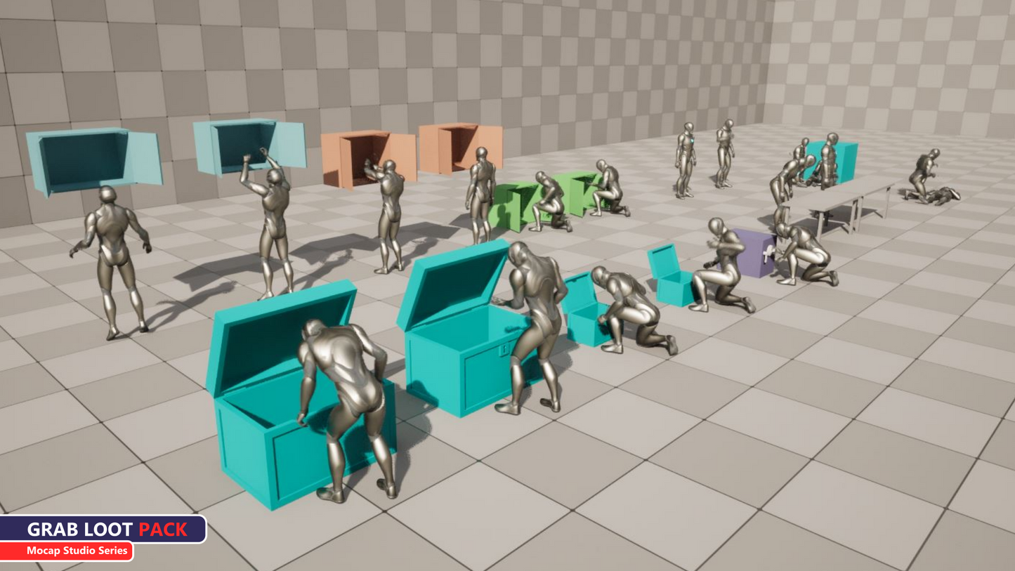 Mocap Studio Series - Grab Loot Pack