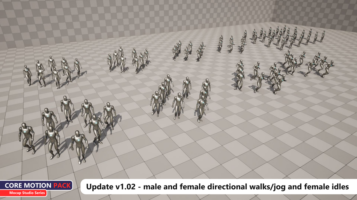 Coremotion Core Motion Pack - 447 Motion Captured Animations for Unreal Engine and ...