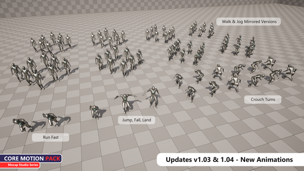 Coremotion Core Motion Pack - 447 Motion Captured Animations for Unreal Engine and ...