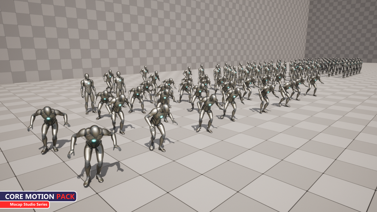 Core Motion Pack - 447 Motion Captured Animations for Unreal Engine and ...
